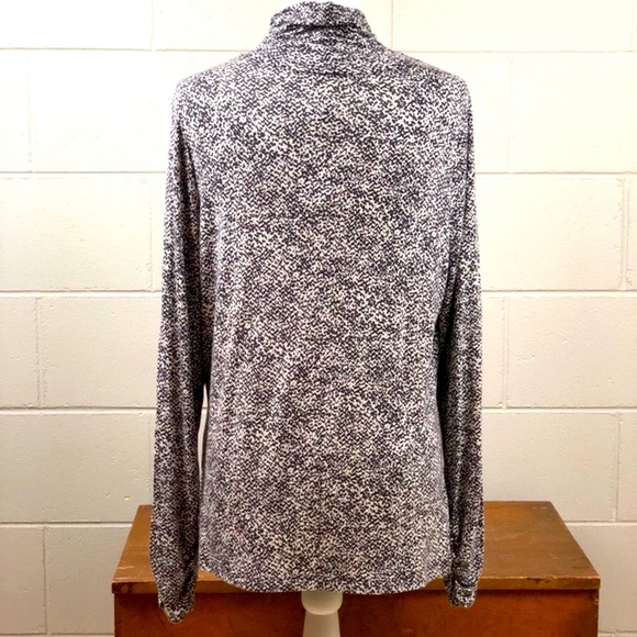 VICTOR ALFARO Mock Turtleneck Blouse size XL - Picture 6 of 11